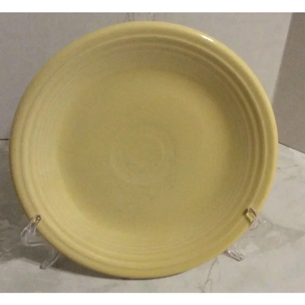Fiestaware Pale Yellow Salad Dessert Plate Fiesta 7‎ 1/4